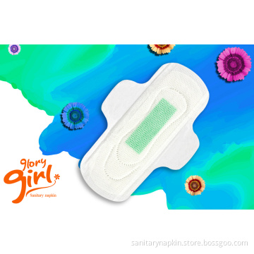 Antibacterial sanitary napkins anion in bulk